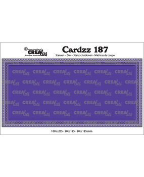 Crealies Cardzz Dies No. 187 Slimline G Small Circles (CLCZ187)
