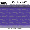 Crealies Cardzz Stansen No. 187 Slimline G Met Kleine Gaatjes (CLCZ187)
