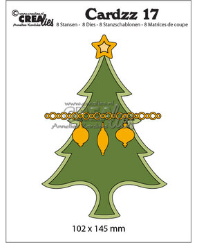 Crealies Cardzz Dies No. 17 Christmas Tree (Cardsize) (CLCZ17)