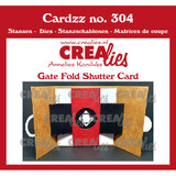 Crealies Cardzz Dies No. 304 Gate Fold Shutter Card (CLCZ304)