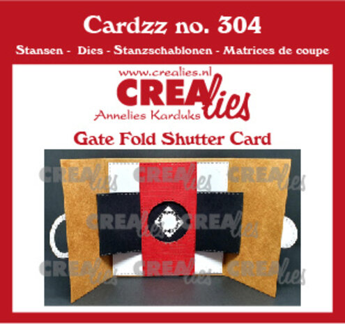 Crealies Cardzz Stansen No. 304 Gate Fold Shutter Card (CLCZ304)