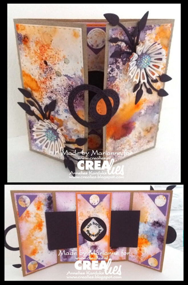 Crealies Cardzz Stansen No. 304 Gate Fold Shutter Card (CLCZ304)