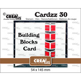 Crealies Cardzz Stansen No. 30 Building Block Card (CLCZ30)