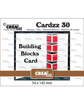 Crealies Cardzz Stansen No. 30 Building Block Card (CLCZ30)