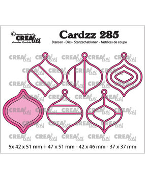 Crealies Cardzz Dies No. 285 Baubles (CLCZ285)