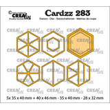 Crealies Cardzz Dies No. 283 Elements Hexagons (CLCZ283)