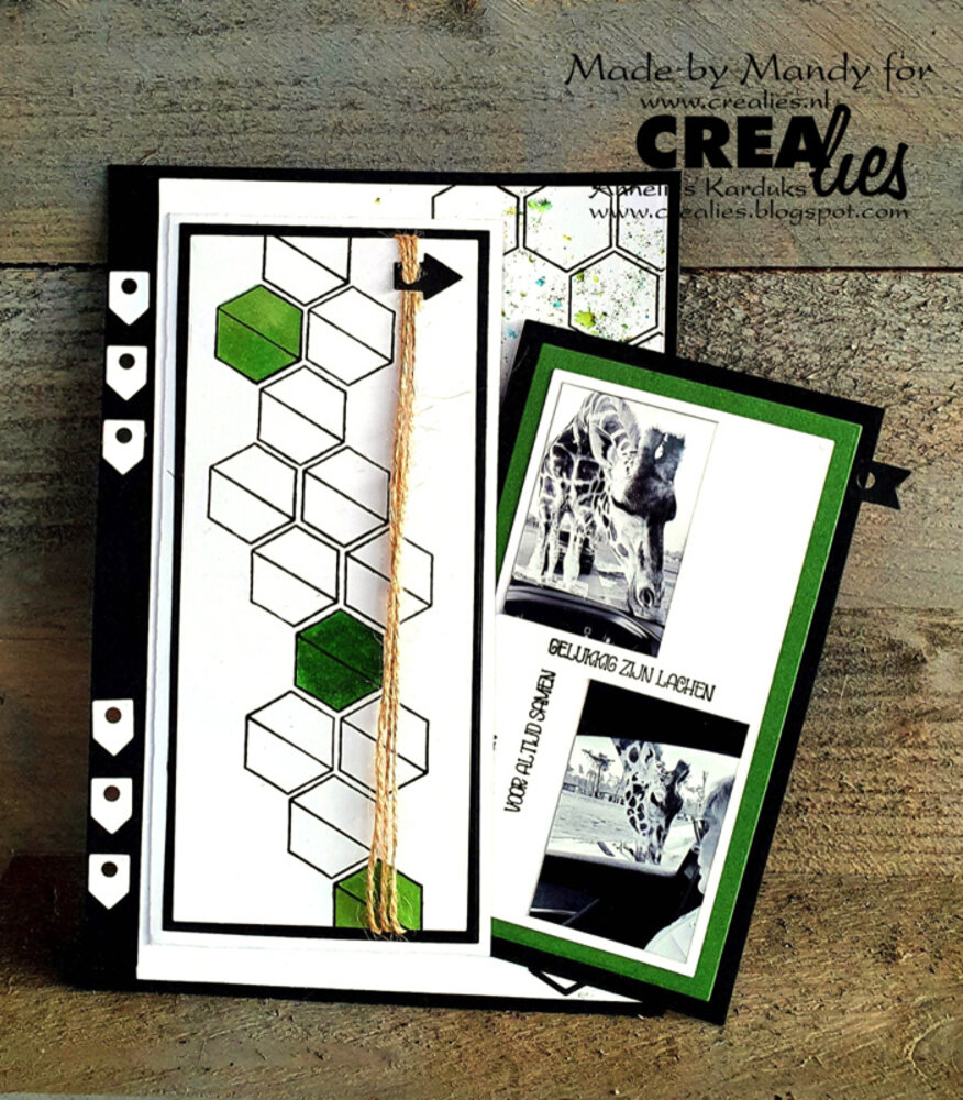 Crealies Cardzz Stansen No. 283 Zeshoeken (CLCZ283)