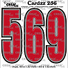 Crealies Cardzz Stansen No. 256 Cijfers 5, 6 En 9 (CLCZ256)