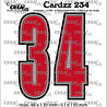 Crealies Cardzz Stansen No. 234 Cijfers 3 En 4 (CLCZ234) Crealies Cardzz Stansen No. 234 Cijfers 3 En 4 (CLCZ234)