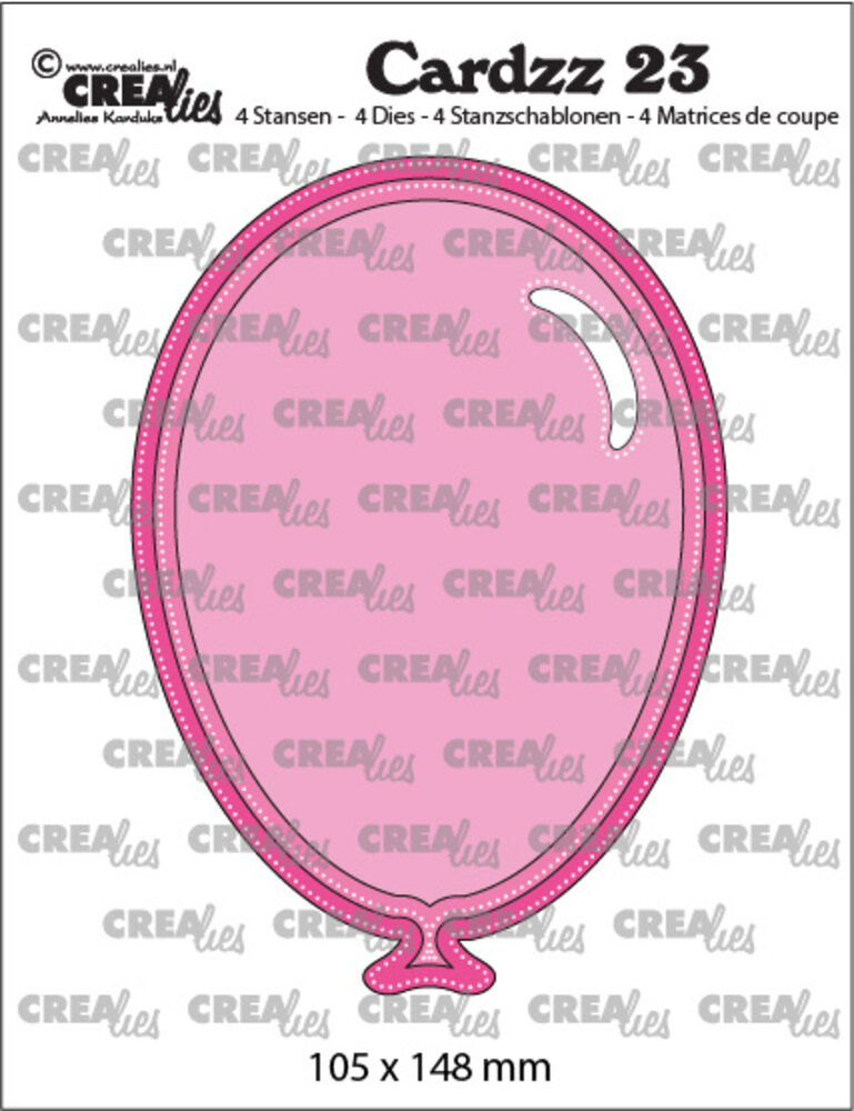 Crealies Cardzz Dies No. 23 Balloon (Cardsize) (CLCZ23)