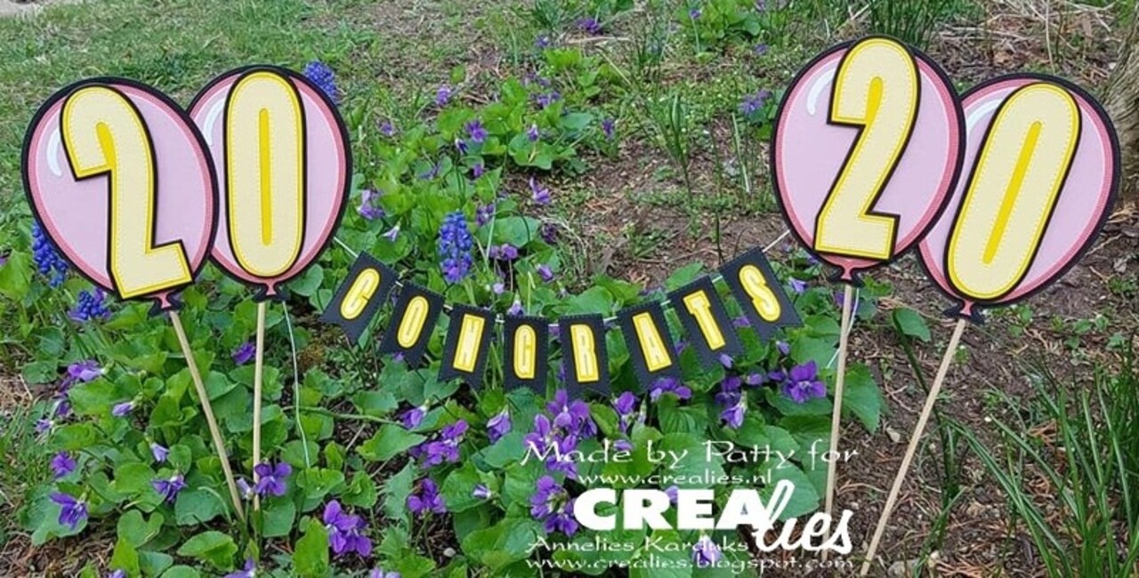 Crealies Cardzz Dies No. 23 Balloon (Cardsize) (CLCZ23)