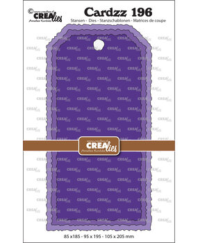 Crealies Cardzz Dies No. 196 Slimline Tags With Rough Edges (CLCZ196)