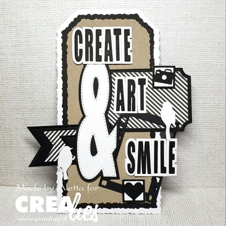 Crealies Cardzz Dies No. 196 Slimline Tags With Rough Edges (CLCZ196) Crealies Cardzz Dies No. 196 Slimline Tags With Rough Edges (CLCZ196)