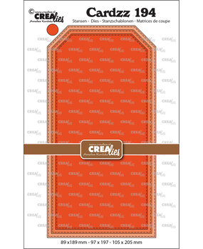 Crealies Cardzz Dies No. 194 Slimline Tags With Stitchline (CLCZ194)