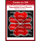 Crealies Cardzz Stansen No. 318 Squashfold Card Harten (CLCZ318)