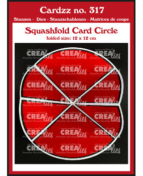 Crealies Cardzz Stansen No. 317 Squashfold Card Cirkel (CLCZ317)
