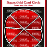 Crealies Cardzz Dies No. 317 Squashfold Card Circle (CLCZ317)