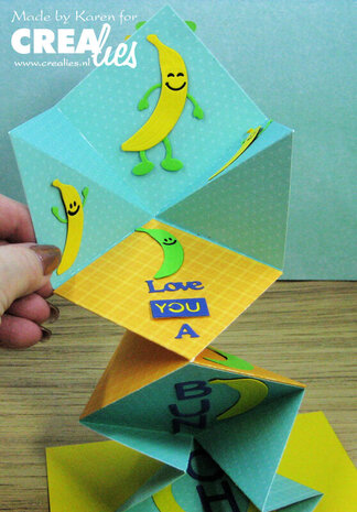 Crealies Cardzz Dies No. 313 Squashfold Card Square (CLCZ313)