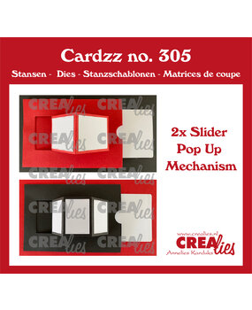 Crealies Cardzz Dies No. 305 Slider Pop Up Mechanism (CLCZ305)