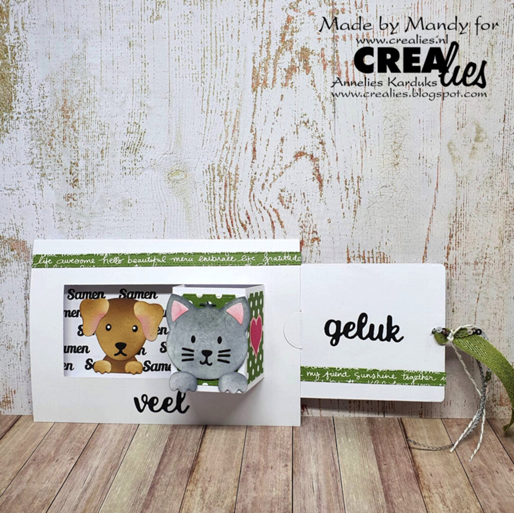 Crealies Cardzz Stansen No. 305 Pop Up Schuifsysteem (CLCZ305)