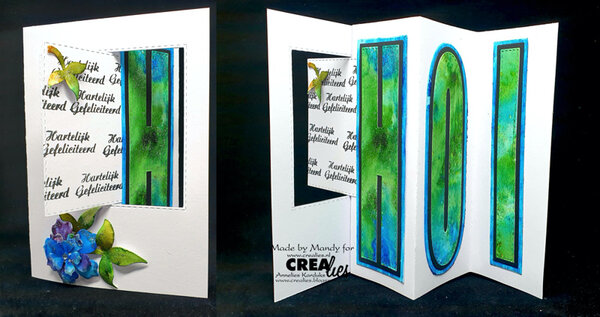 Crealies Cardzz Dies No. 408 Letter H (CLCZ408)