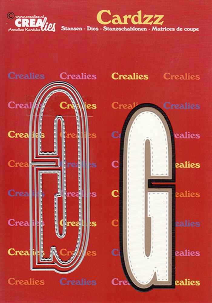 Crealies Cardzz Stansen No. 407 Letter G (CLCZ407)