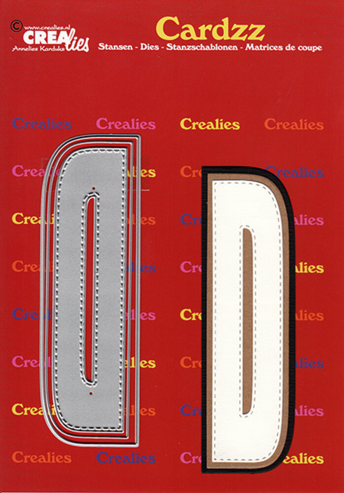 Crealies Cardzz Stansen No. 404 Letter D (CLCZ404)