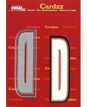 Crealies Cardzz Dies No. 404 Letter D (CLCZ404)
