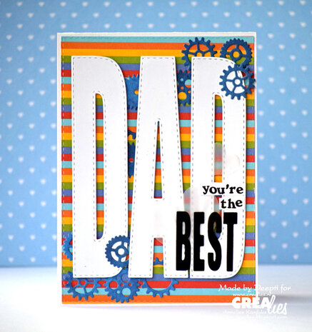 Crealies Cardzz Stansen No. 404 Letter D (CLCZ404)