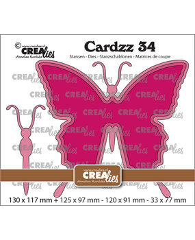 Crealies Cardzz Dies No. 34 Swallowtail Butterfly (CLCZ34)