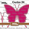 Crealies Cardzz Dies No. 34 Swallowtail Butterfly (CLCZ34) Crealies Cardzz Dies No. 34 Swallowtail Butterfly (CLCZ34)