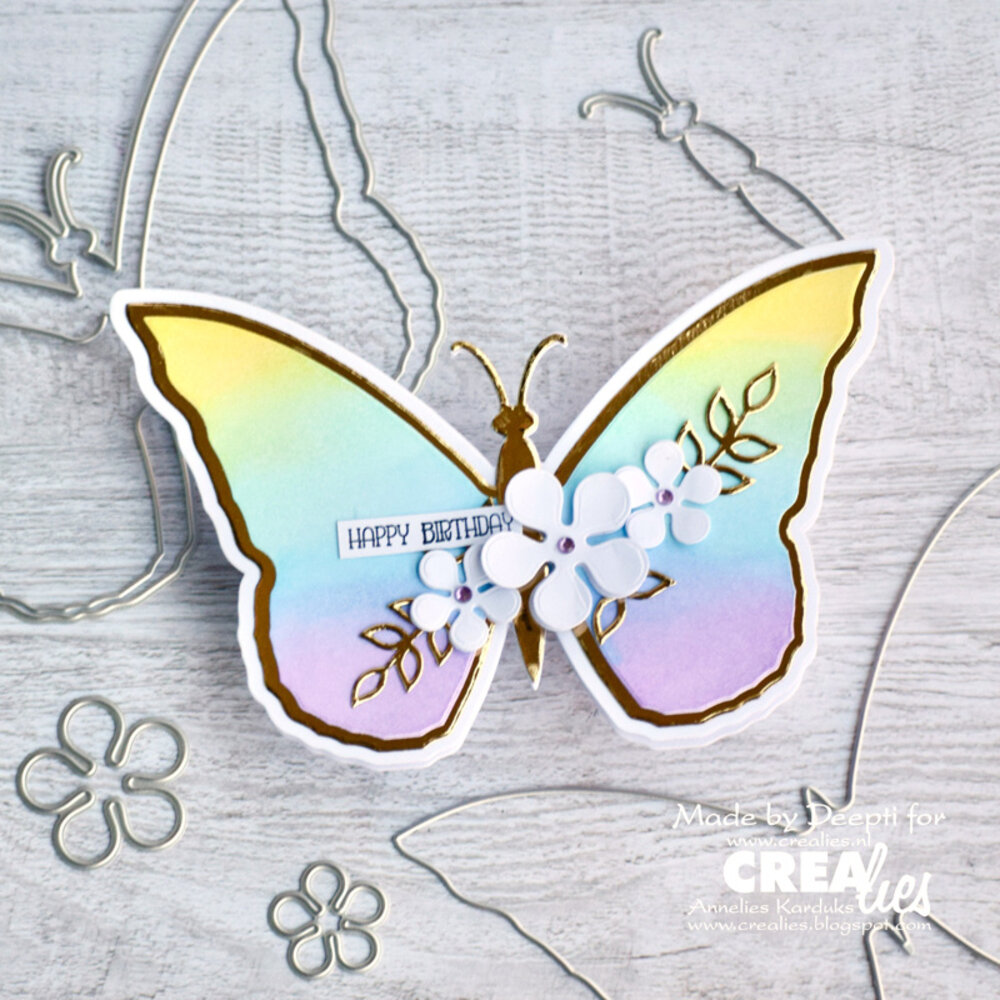 Crealies Cardzz Dies No. 33 Monarch Butterfly (CLCZ33)