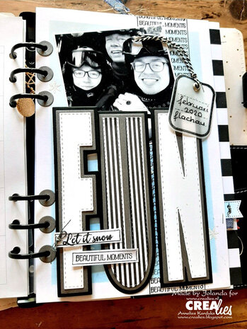Crealies Cardzz Dies No. 421 Letter U (CLCZ421)