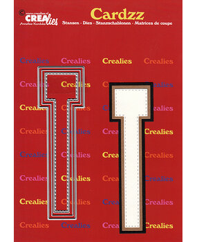 Crealies Cardzz Dies No. 420 Letter T (CLCZ420)