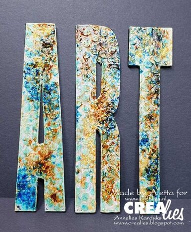 Crealies Cardzz Dies No. 420 Letter T (CLCZ420)