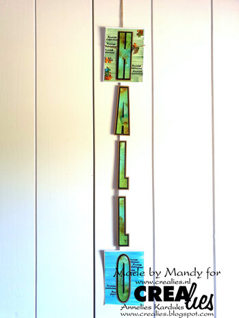 Crealies Cardzz Stansen No. 415 Letter O (CLCZ415)