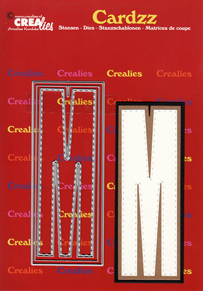 Crealies Cardzz Dies No. 413 Letter M (CLCZ413)