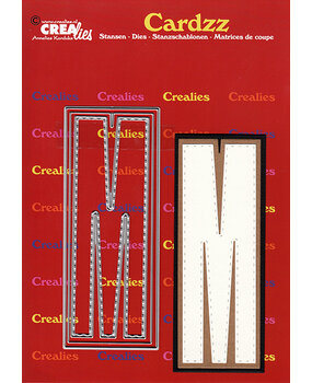 Crealies Cardzz Stansen No. 413 Letter M (CLCZ413)