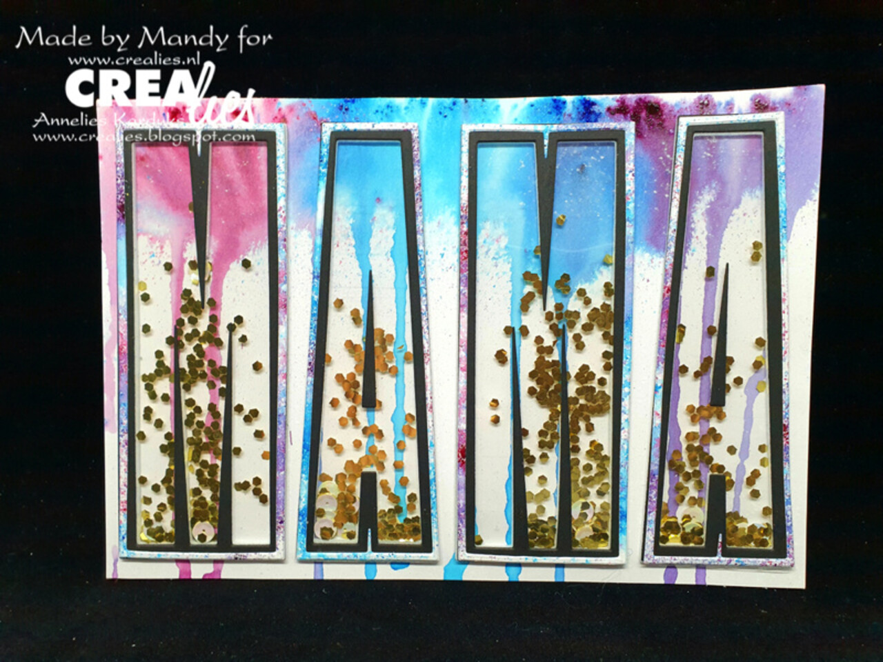 Crealies Cardzz Stansen No. 413 Letter M (CLCZ413)