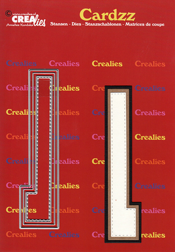 Crealies Cardzz Stansen No. 412 Letter L (CLCZ412)