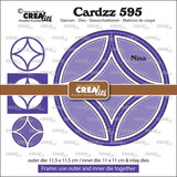 Crealies Cardzz Dies No. 595 Frame & Inlay Nina (CLCZ595)