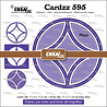 Crealies Cardzz Dies No. 595 Frame & Inlay Nina (CLCZ595) Crealies Cardzz Dies No. 595 Frame & Inlay Nina (CLCZ595)