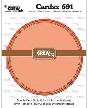 Crealies Cardzz Dies No. 591 Double Card Circle (CLCZ591)
