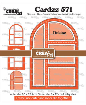 Crealies Cardzz Stansen No. 571 Frame & Inlay Robine (CLCZ571)