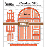Crealies Cardzz Stansen No. 570 Frame & Inlay Quirine (CLCZ570)