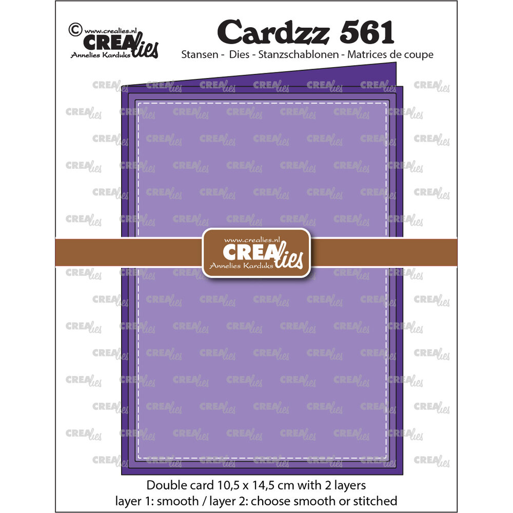 Cardzz Dies No. 561 Double Card (CLCZ561) - Craftlines B.V.