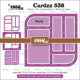 Crealies Cardzz Dies No. 538 Frame & Inlay Patty (CLCZ538)