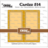 Crealies Cardzz Dies No. 514 Gatefold Square Card (CLCZ514)