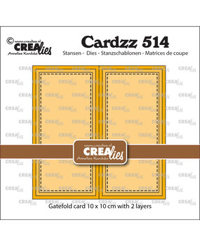 Crealies Cardzz Dies No. 514 Gatefold Square Card (CLCZ514)