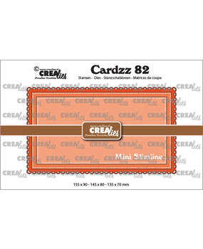Crealies Cardzz Stansen No. 82 Mini Slimline B (CLCZ82)